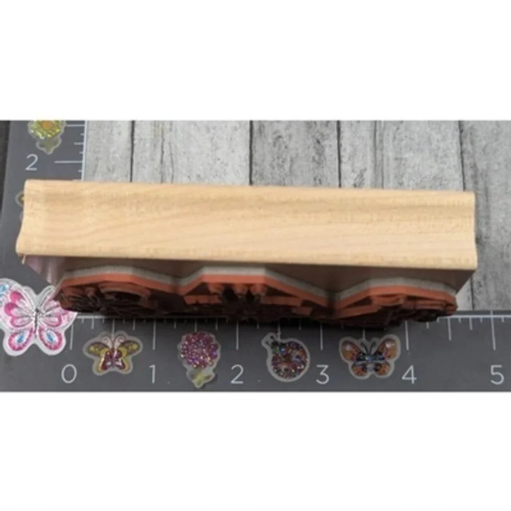 Great Impressions Party Birthday Celebration H121 Rubber Stamp Wood #B117